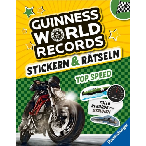 Ravensburger - Guinness World Records: Stickern & Rätseln - Top Speed