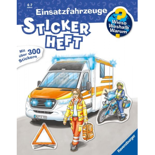 36072 - Wieso? Weshalb? Warum? Stickerheft: Einsatzfahrzeuge