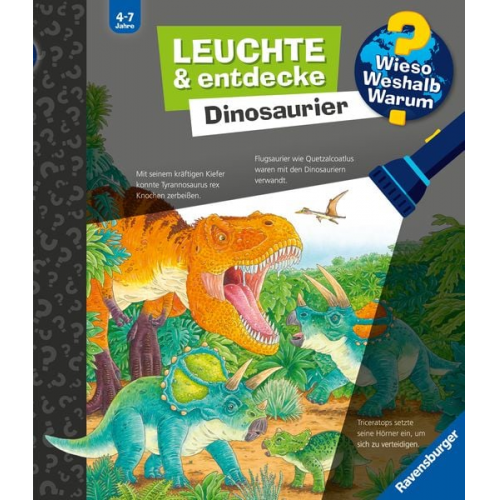 Ravensburger - Wieso? Weshalb? Warum? Leuchte & entdecke: Dinosaurier