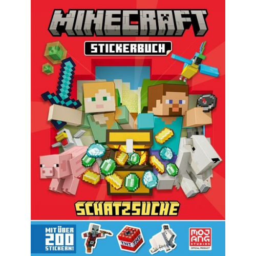 Minecraft Mojang AB - Minecraft Stickerbuch Schatzsuche