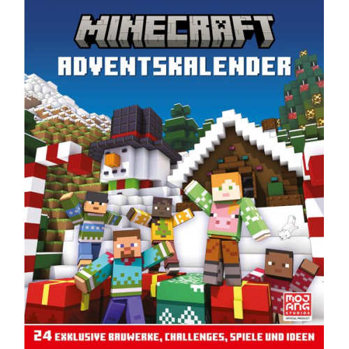 Mojang AB - Minecraft Adventskalender. 24 exklusive Bauwerke, Challenges, Spiele und Ideen