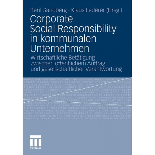 Corporate Social Responsibility in kommunalen Unternehmen