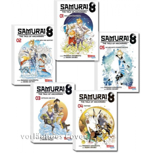 Masashi Kishimoto Akira Okubo - Samurai8 Komplettpack 1-5