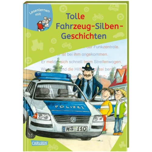 17323 - LESEMAUS zum Lesenlernen Sammelbände: Tolle Fahrzeug-Silben-Geschichten