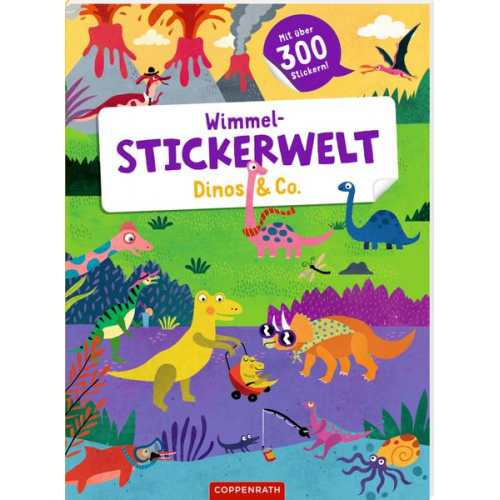 Mariana Ruiz Johnson - Wimmel-Stickerwelt: Dinos & Co.