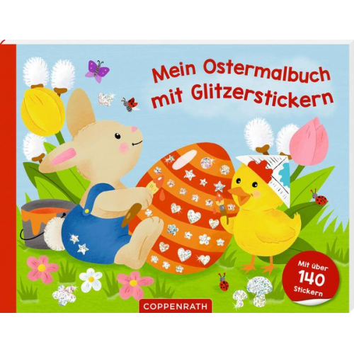 Lena Maria Bellermann - Mein Ostermalbuch mit Glitzerstickern