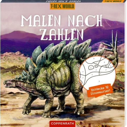 Malen nach Zahlen - T-Rex World