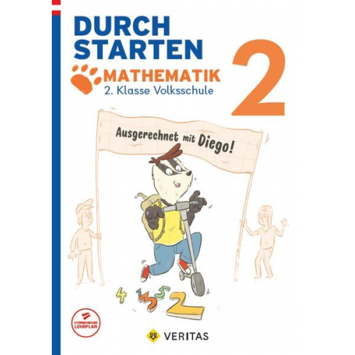 Melanie Puff - Durchstarten 2. Klasse - Volksschule - Auf alle Fälle mit Diego! Mathematik - Übungsbuch