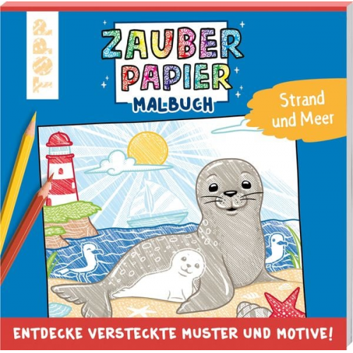 Natascha Pitz - Zauberpapier Malbuch Strand und Meer