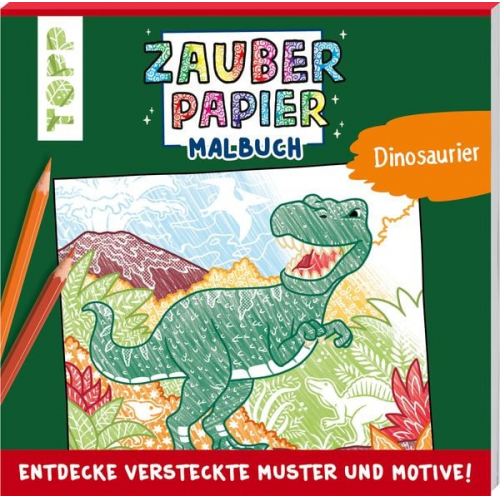 Natascha Pitz - Zauberpapier Malbuch Dinosaurier