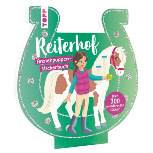 Katja Rau - Anziehpuppen-Stickerbuch: Reiterhof