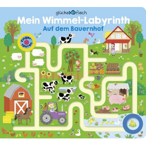 Glücksfisch: Mein Wimmel-Labyrinth: Auf dem Bauernhof