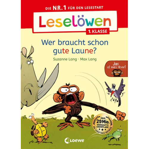 Suzanne Lang - Leselöwen 1. Klasse - Jim ist mies drauf - Wer braucht schon gute Laune?