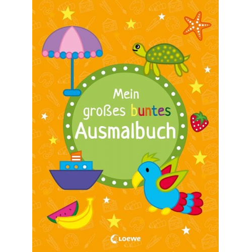 Mein großes buntes Ausmalbuch (Papagei)