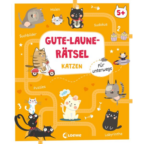 26525 - Gute-Laune-Rätsel für unterwegs - Katzen