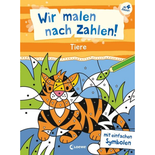 Wir malen nach Zahlen! - Tiere