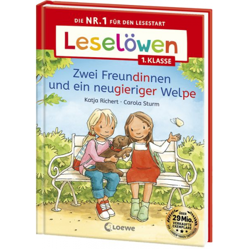 Katja Richert - Leselöwen 1. Klasse - Zwei Freundinnen und ein neugieriger Welpe