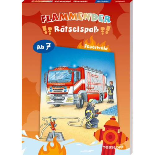 Flammender Rätselspaß. Feuerwehr