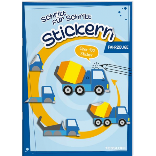 Stickern Schritt für Schritt. Fahrzeuge