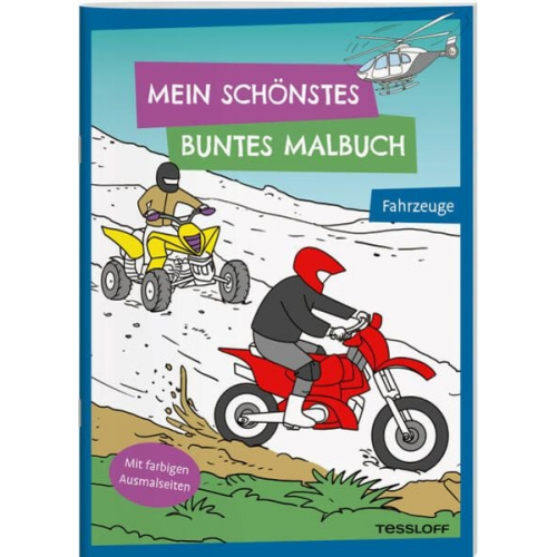 Mein schönstes buntes Malbuch. Fahrzeuge