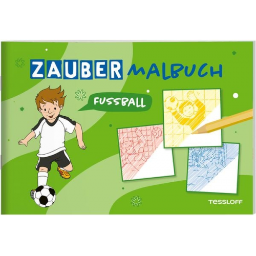 Zaubermalbuch. Fußball