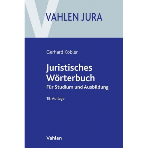 Gerhard Köbler - Juristisches Wörterbuch