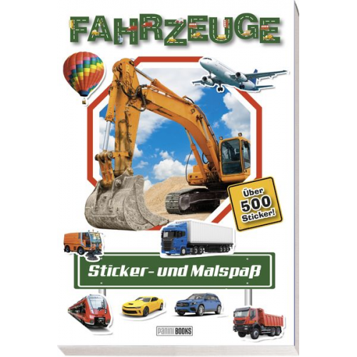 Panini - Fahrzeuge: Sticker- und Malspaß