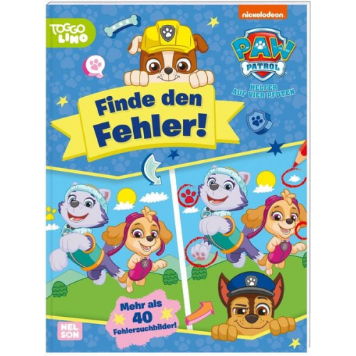 2986 - PAW Patrol Kindergartenheft: Finde den Fehler!