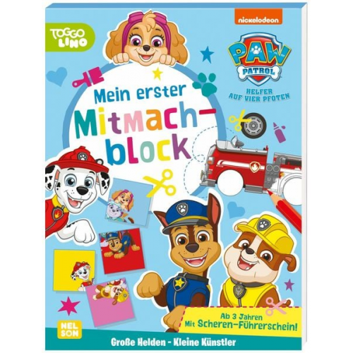 PAW Patrol: Große Helden – Kleine Künstler: Mein erster Mitmachblock