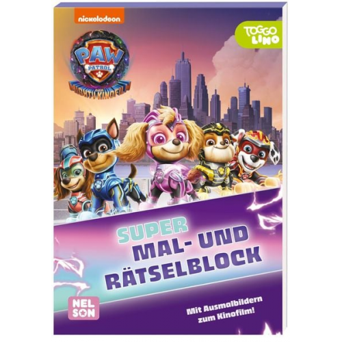 PAW Patrol - Der Mighty Kinofilm: Super Mal- und Rätselblock