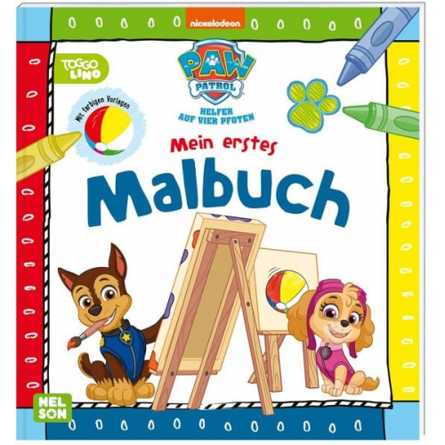 PAW Patrol Lernbuch: Mein erstes Malbuch