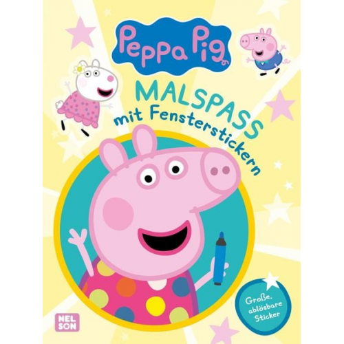 Peppa Wutz Mitmachbuch: Malspaß mit Fensterstickern