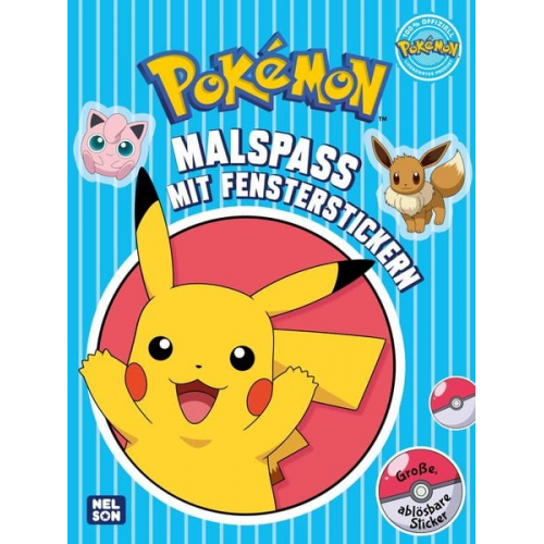 Pokémon Activity-Buch: Malspaß mit Fensterstickern