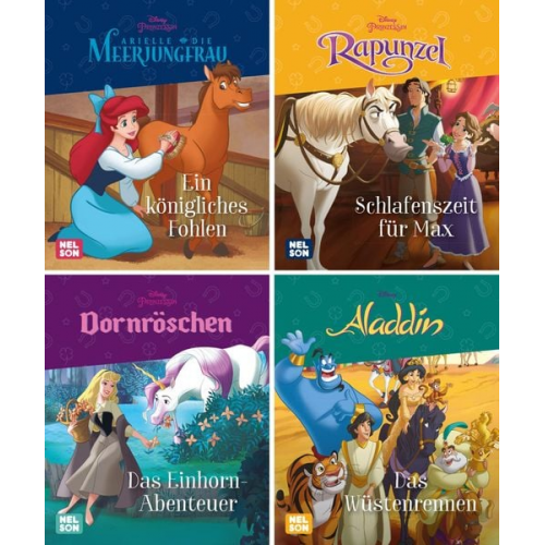 Nelson Mini-Bücher: 4er Disney Pferde-Geschichten 1-4