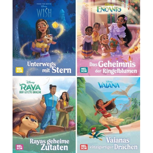 Nelson Mini-Bücher: 4er Disney Neue Filmlieblinge 1-4