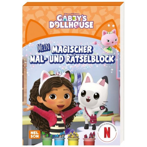 Gabby's Dollhouse: Mein magischer Mal- und Rätselblock