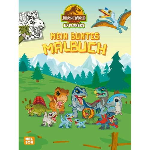 Jurassic World Explorers: Mein buntes Malbuch