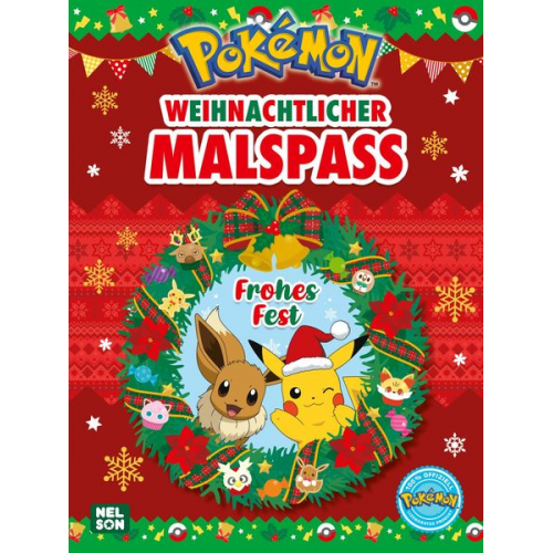 Pokémon Activity-Buch: Weihnachtlicher Malspaß