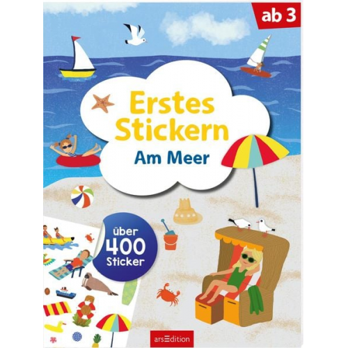 Erstes Stickern – Am Meer