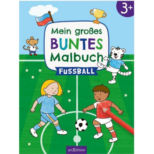Mein großes buntes Malbuch – Fußball