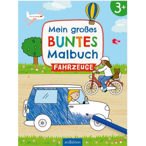 46440 - Mein großes buntes Malbuch – Fahrzeuge
