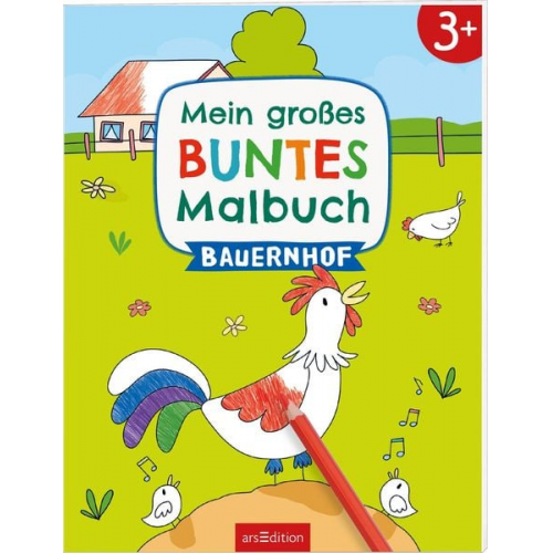 17912 - Mein großes buntes Malbuch – Bauernhof