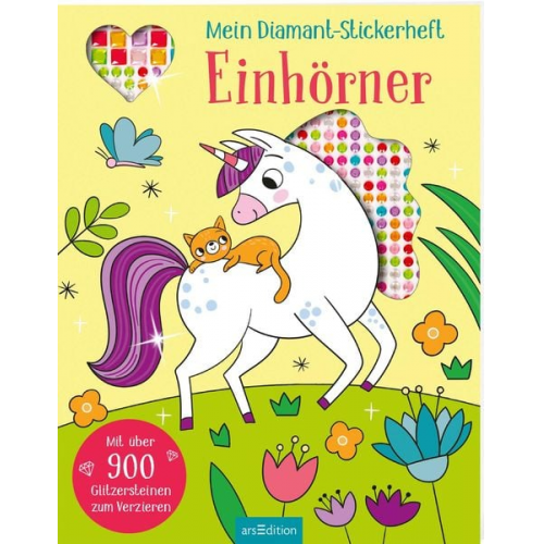 Mein Diamant-Stickerheft – Einhörner