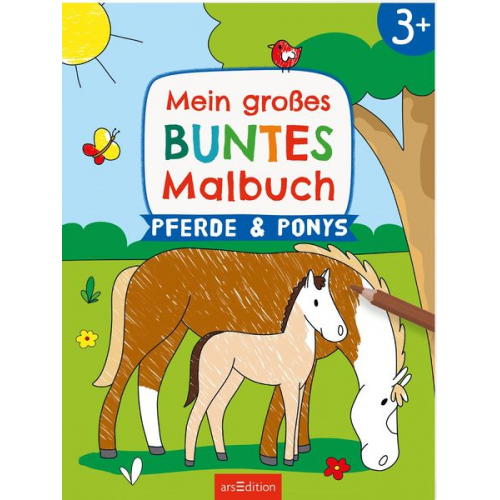 Mein großes buntes Malbuch – Pferde und Ponys