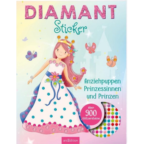 Diamantsticker Anziehpuppen - Prinzessinnen und Prinzen