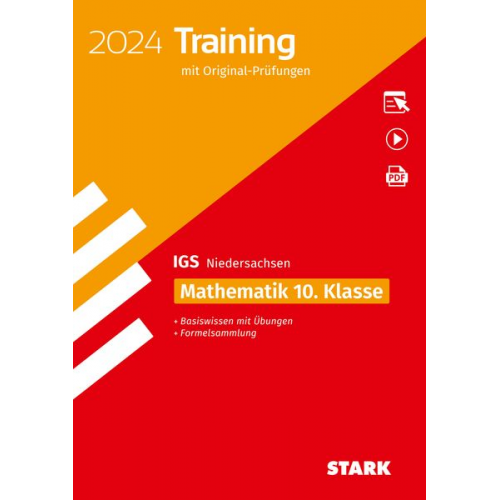 STARK Original-Prüfungen und Training Abschlussprüfung IGS 2024 - Mathematik 10. Klasse - Niedersachsen