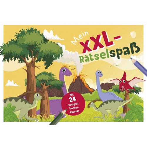 Schwager & Steinlein Verlag - Mein XXL-Rätselblock Dinosaurier