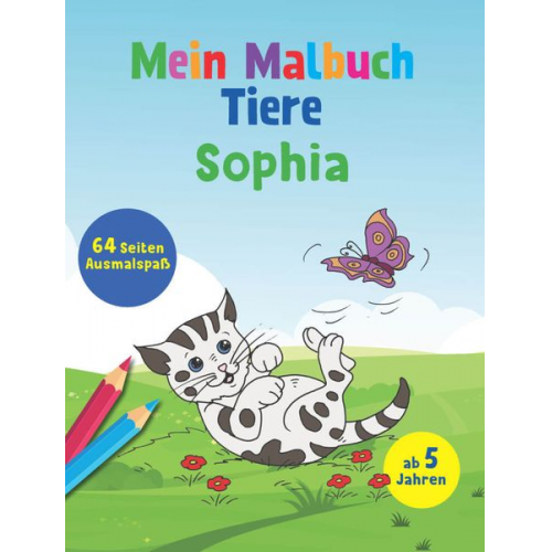 Mein Malbuch Tiere - Sophia