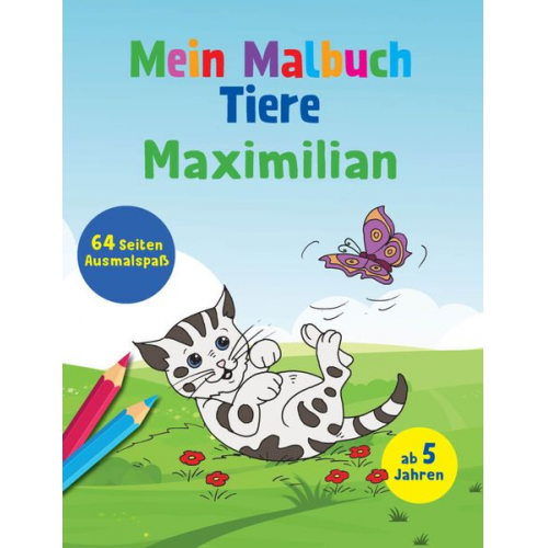 Mein Malbuch Tiere - Maximilian