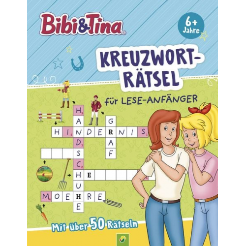 Schwager & Steinlein Verlag - Bibi & Tina Kreuzworträtsel für Lese-Anfänger